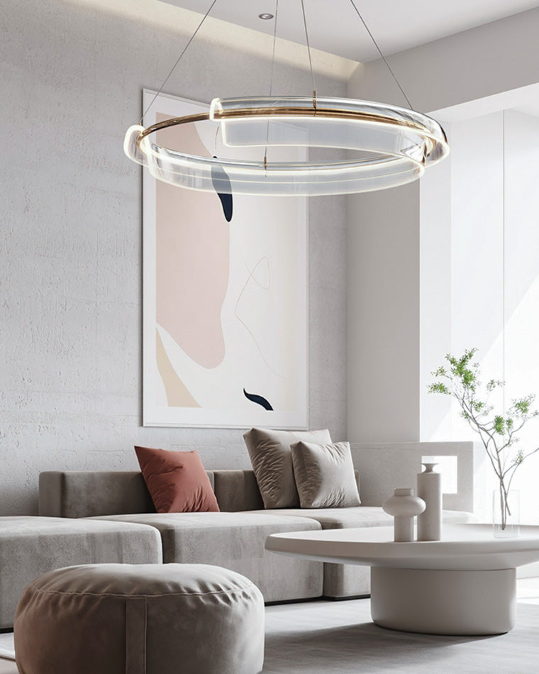 Diff Gold Circular Led Chandelier-DF2165