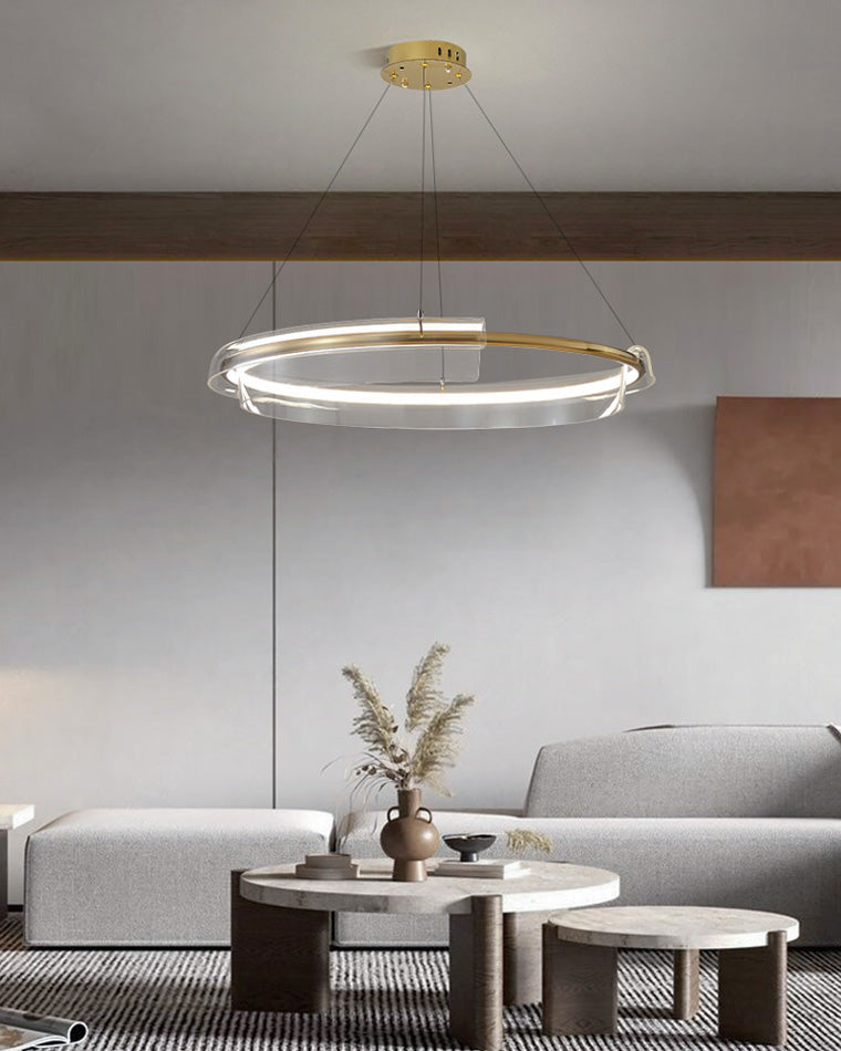 Diff Gold Circular Led Chandelier-DF2165