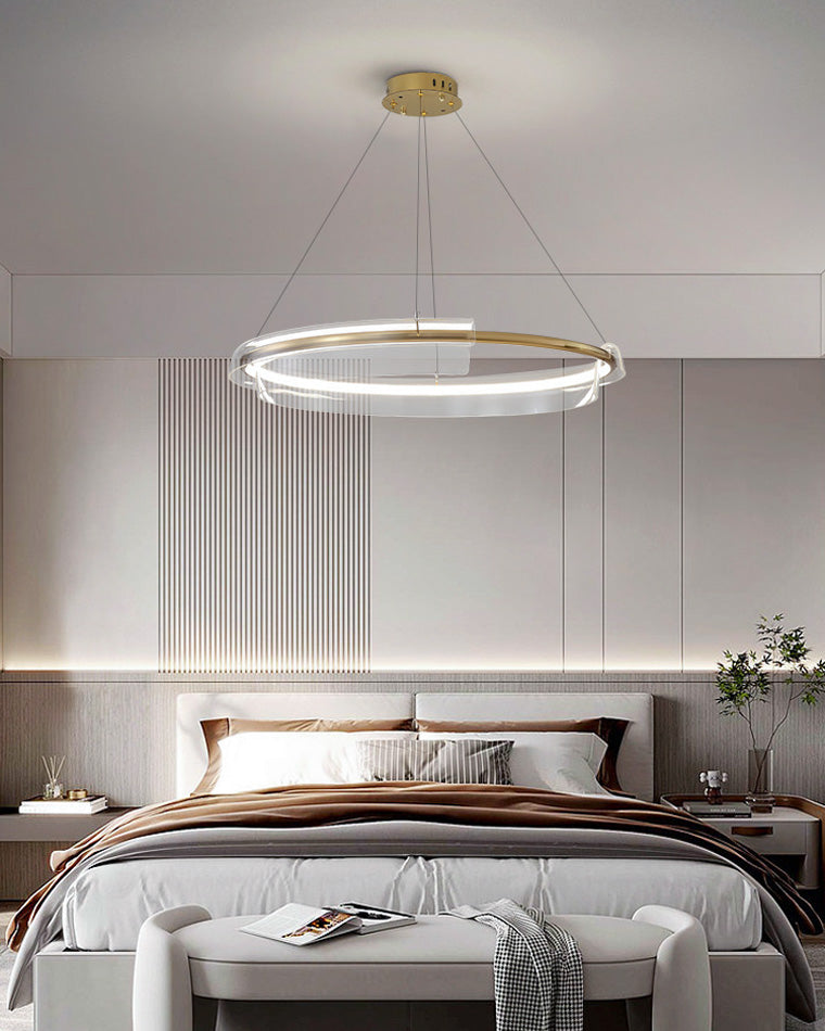 Diff Gold Circular Led Chandelier-DF2165