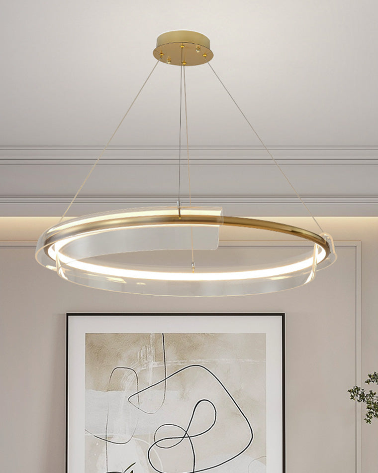 Diff Gold Circular Led Chandelier-DF2165