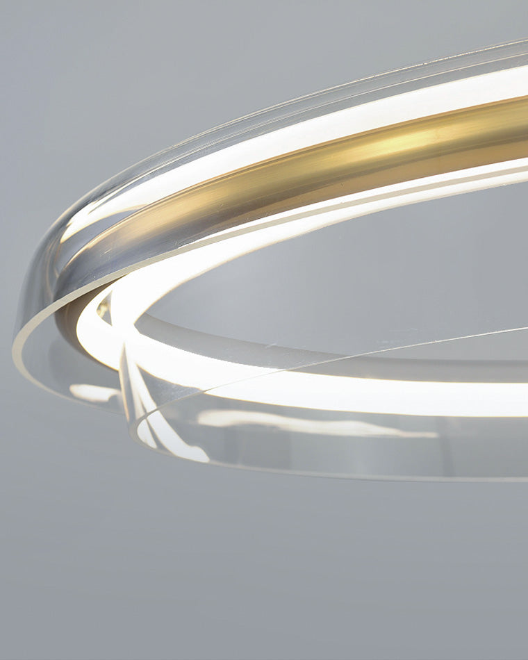 Diff Gold Circular Led Chandelier-DF2165