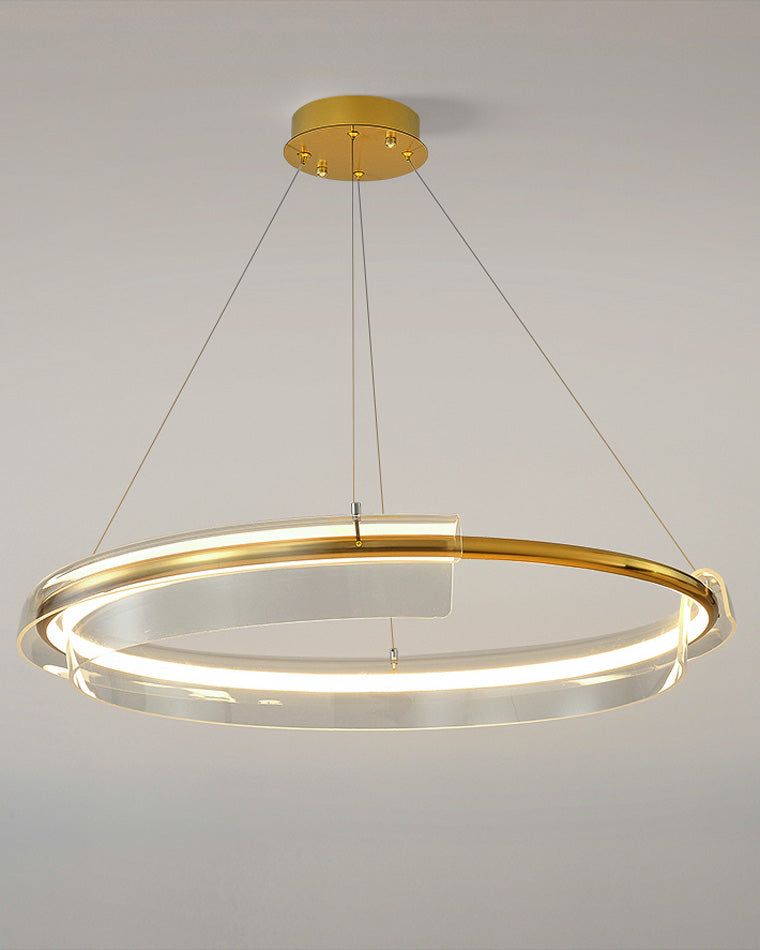 Diff Gold Circular Led Chandelier-DF2165
