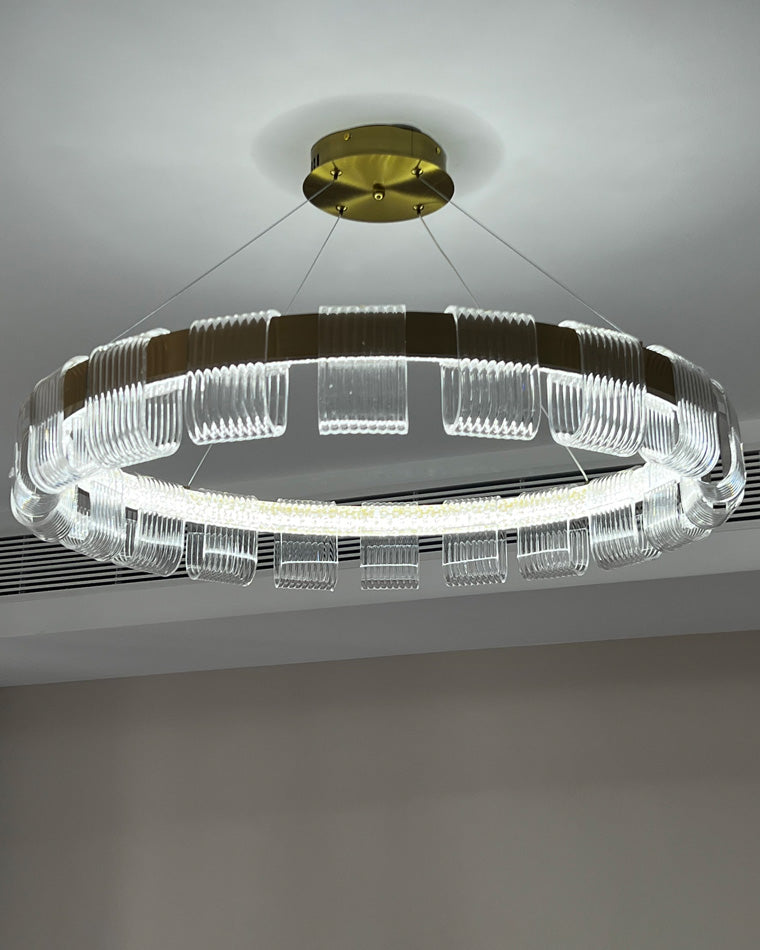 Diff Gold Circular Led Chandelier-DF2166