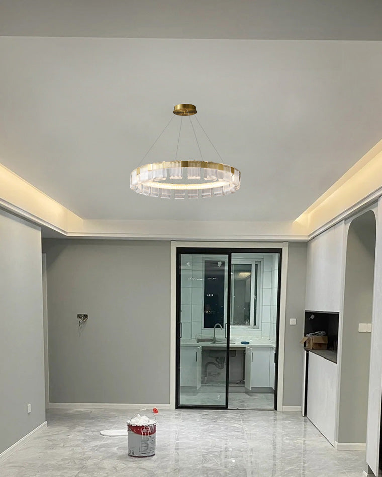 Diff Gold Circular Led Chandelier-DF2166