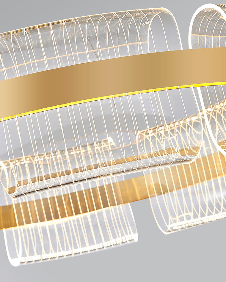 Diff Gold Circular Led Chandelier-DF2166