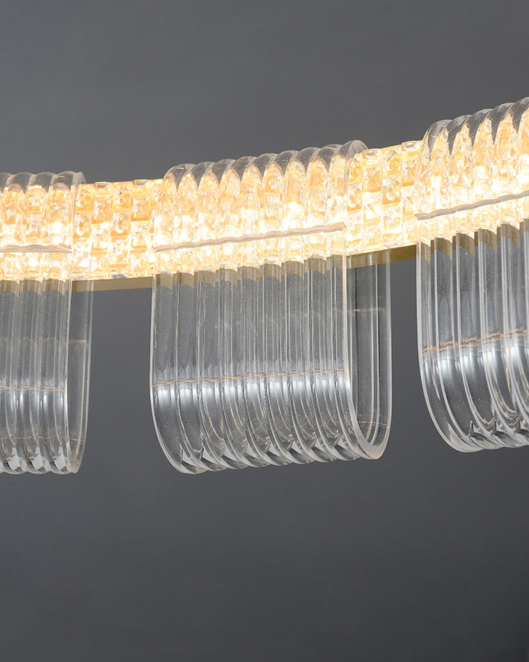 Diff Gold Circular Led Chandelier-DF2166