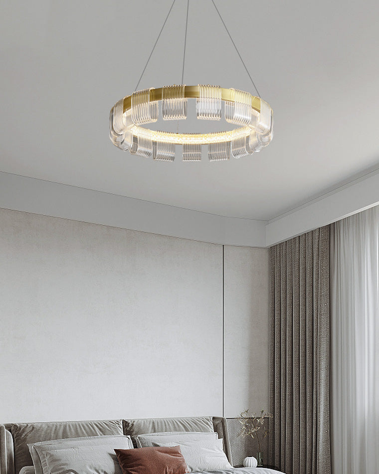 Diff Gold Circular Led Chandelier-DF2166