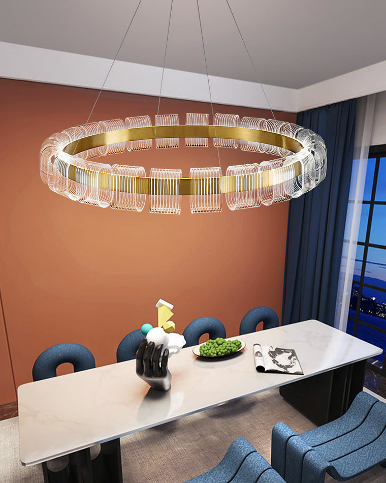 Diff Gold Circular Led Chandelier-DF2166