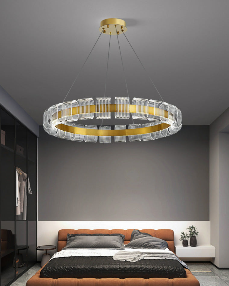 Diff Gold Circular Led Chandelier-DF2166