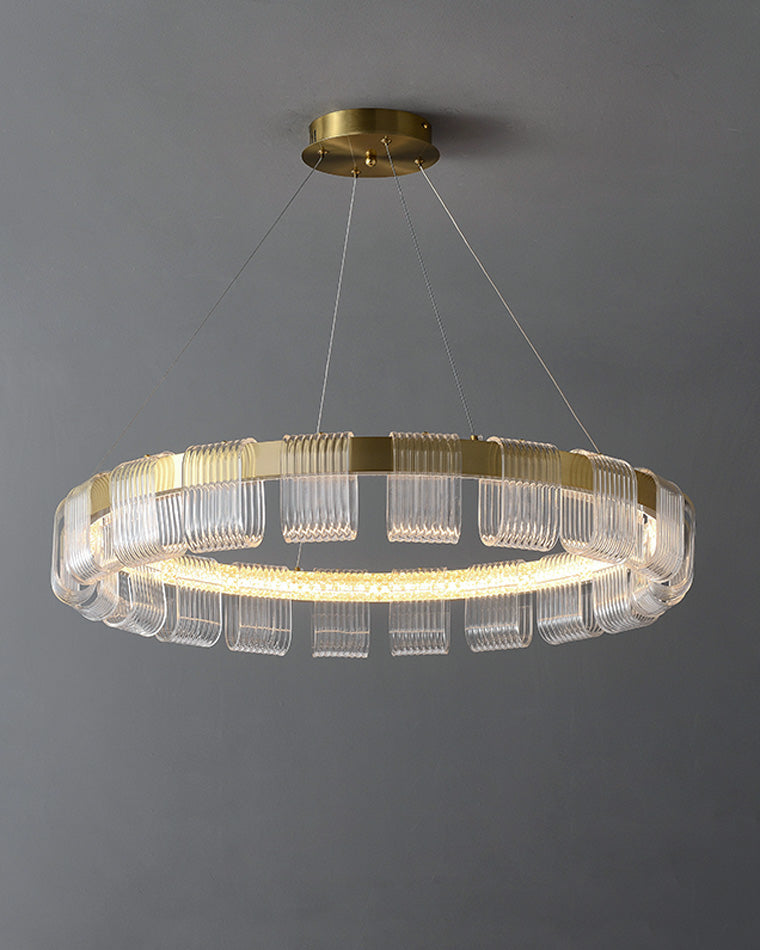 Diff Gold Circular Led Chandelier-DF2166