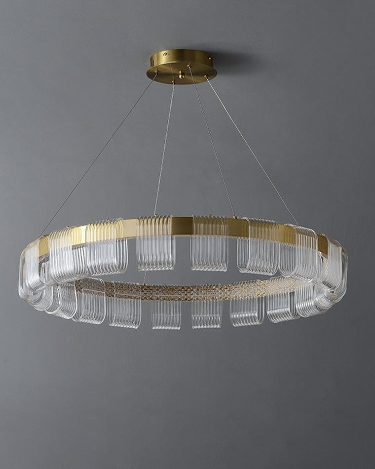 Diff Gold Circular Led Chandelier-DF2166