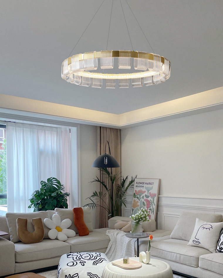 Diff Gold Circular Led Chandelier-DF2166