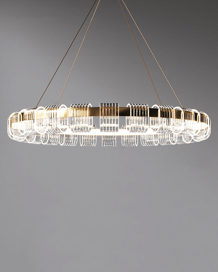 Diff Gold Circular Led Chandelier-DF2166