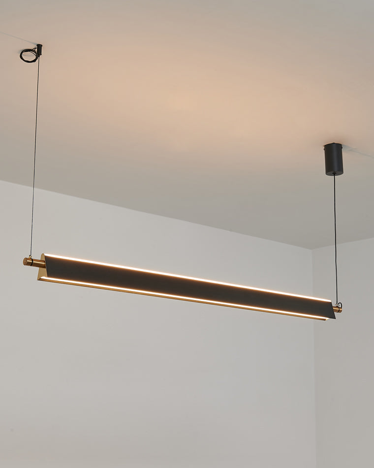 Diff Black Linear Pendant Light-DF2182