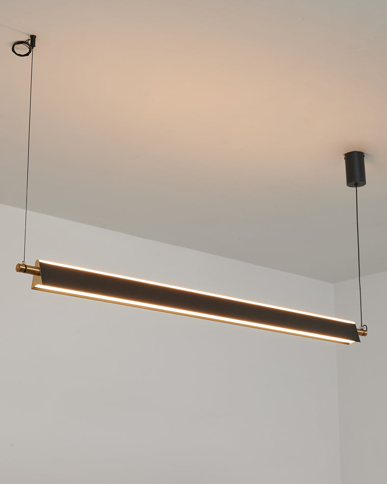Diff Black Linear Pendant Light-DF2182