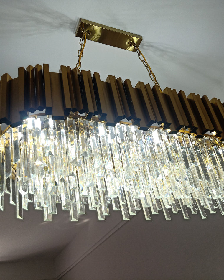 Diff Prism Crystal Tiered Chandelier-DF2185