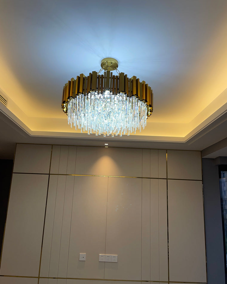 Diff Prism Crystal Tiered Chandelier-DF2185