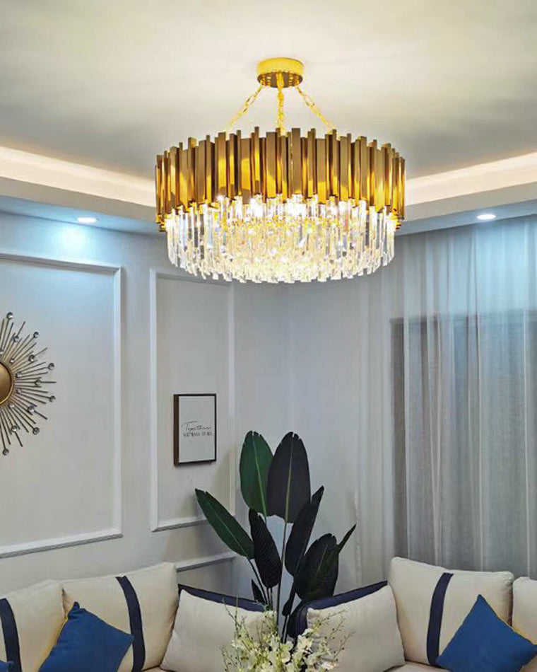 Diff Prism Crystal Tiered Chandelier-DF2185