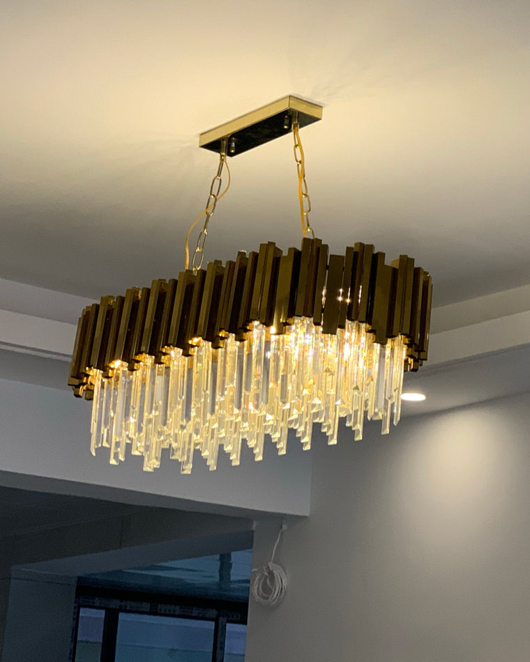 Diff Prism Crystal Tiered Chandelier-DF2185
