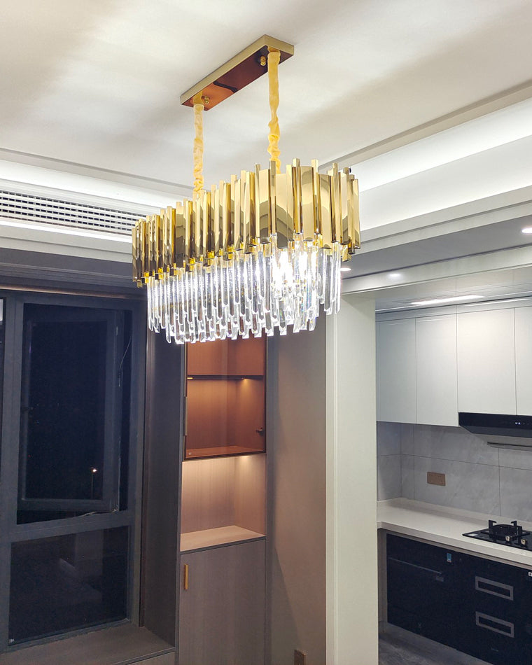 Diff Prism Crystal Tiered Chandelier-DF2185