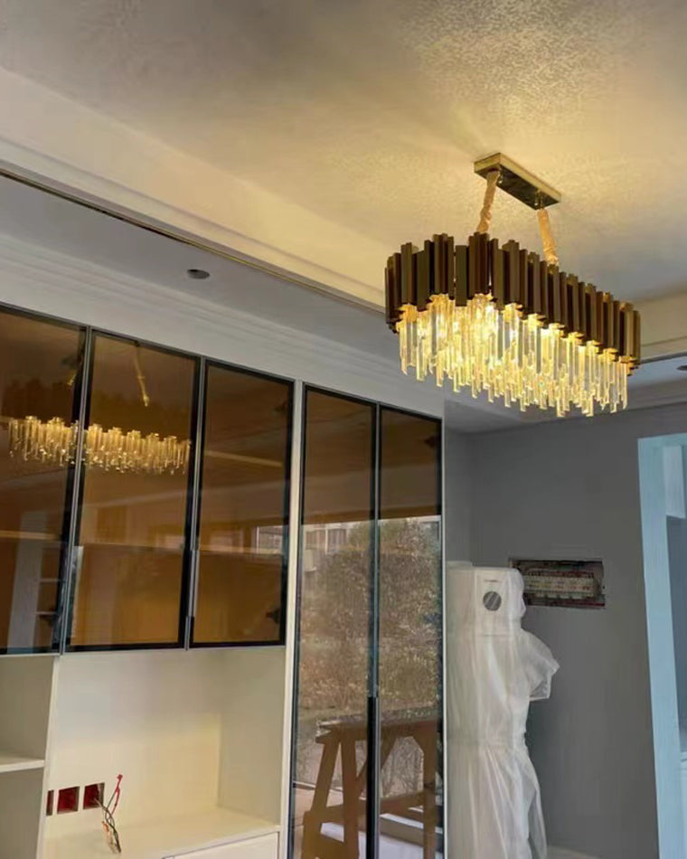 Diff Prism Crystal Tiered Chandelier-DF2185