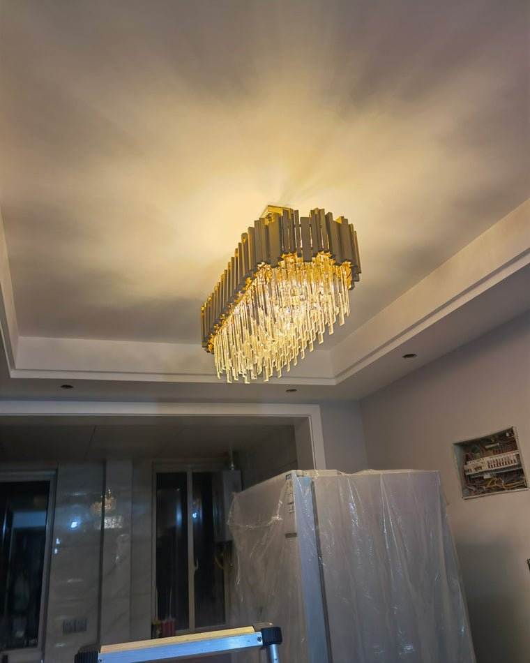 Diff Prism Crystal Tiered Chandelier-DF2185