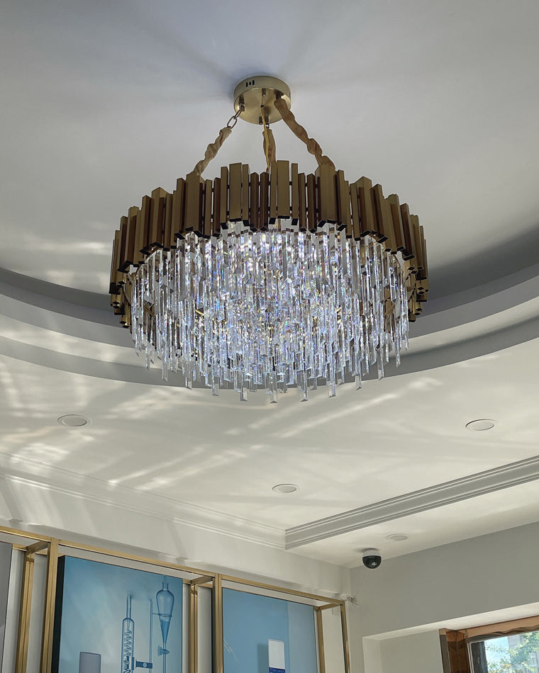 Diff Prism Crystal Tiered Chandelier-DF2185