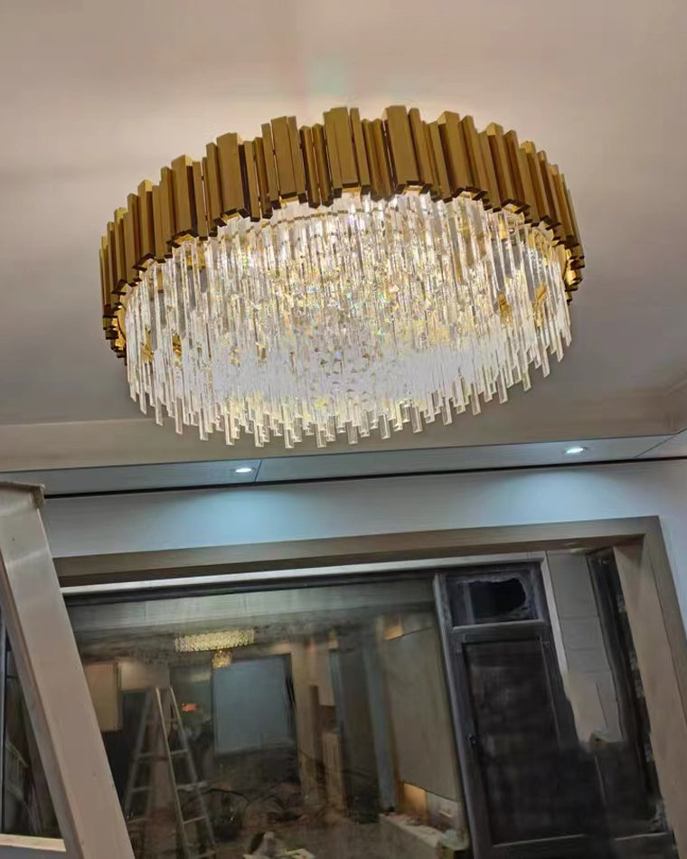 Diff Prism Crystal Tiered Chandelier-DF2185