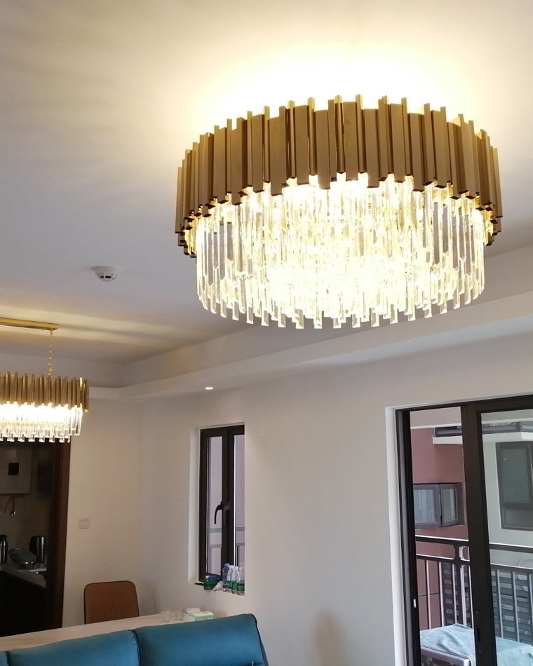 Diff Prism Crystal Tiered Chandelier-DF2185