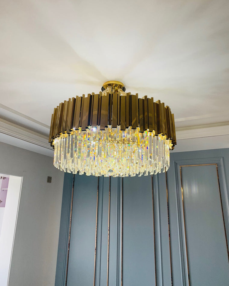 Diff Prism Crystal Tiered Chandelier-DF2185