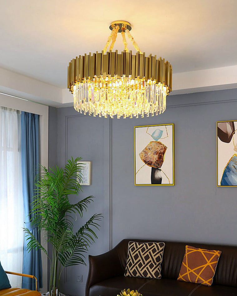 Diff Prism Crystal Tiered Chandelier-DF2185