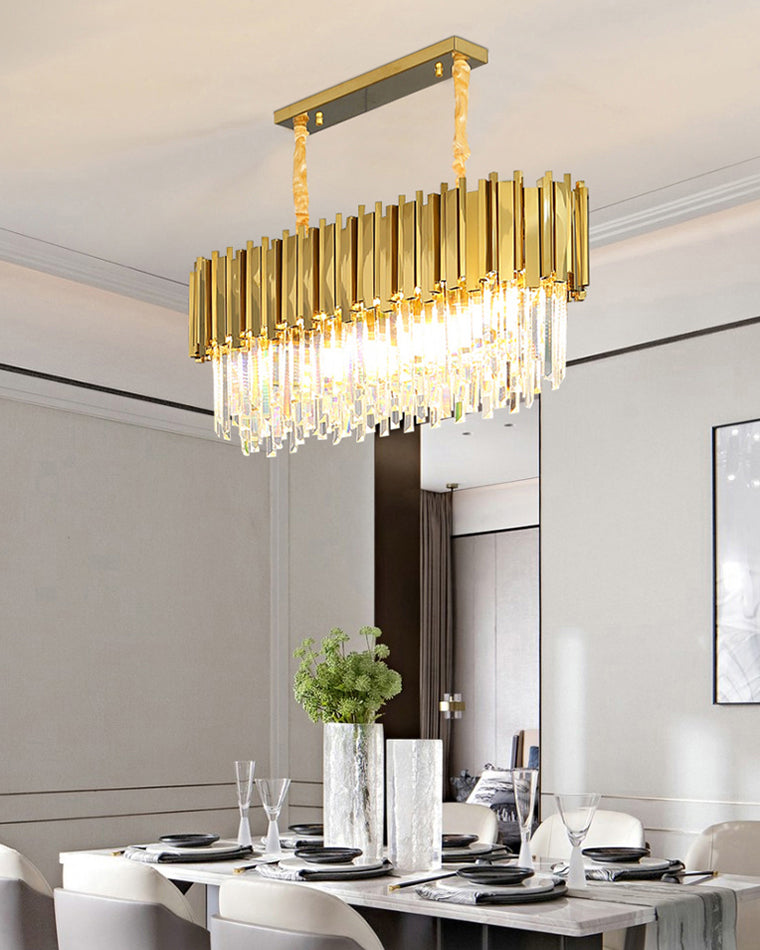 Diff Prism Crystal Tiered Chandelier-DF2185