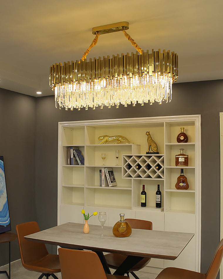 Diff Prism Crystal Tiered Chandelier-DF2185