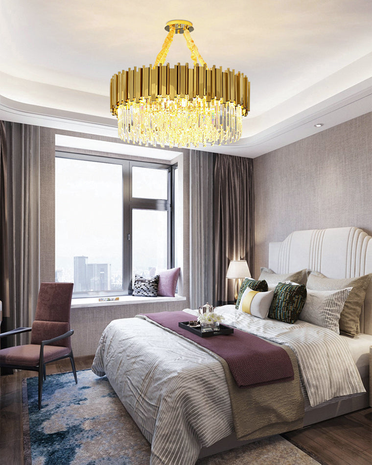 Diff Prism Crystal Tiered Chandelier-DF2185