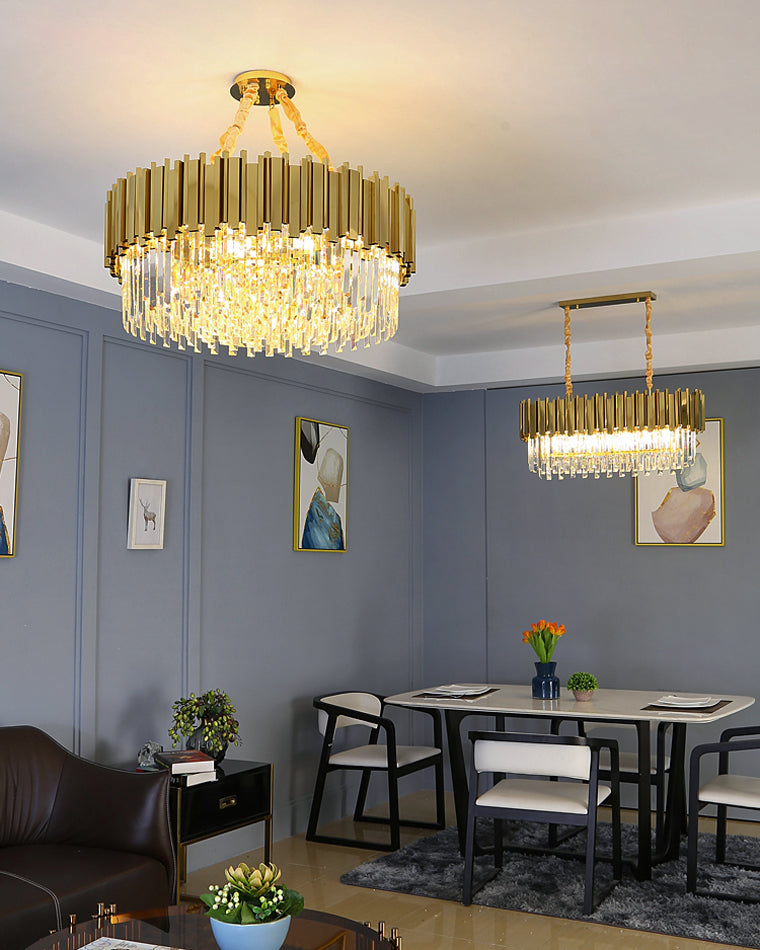 Diff Prism Crystal Tiered Chandelier-DF2185