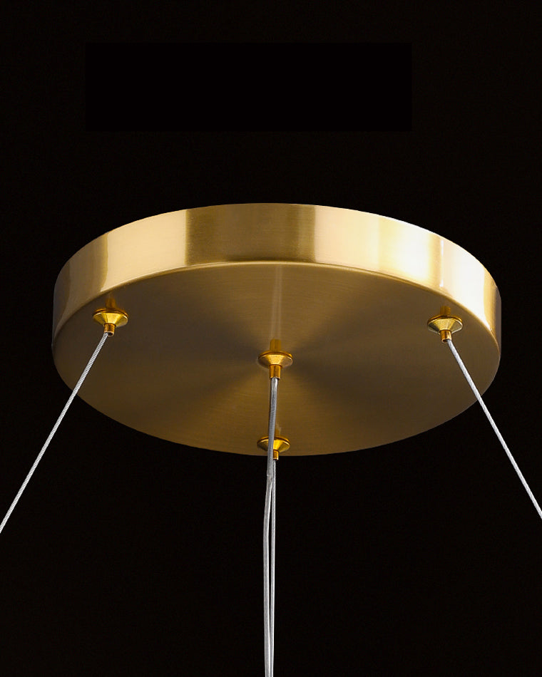 Diff Smoked Crystal Round Chandelier-DF2187