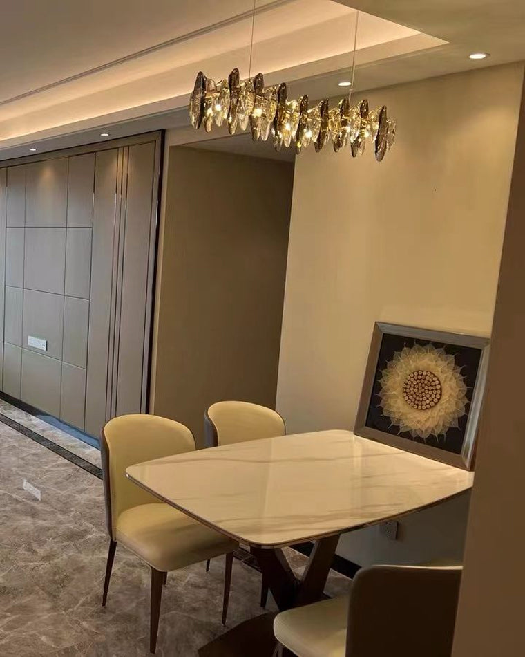 Diff Smoked Crystal Round Chandelier-DF2187