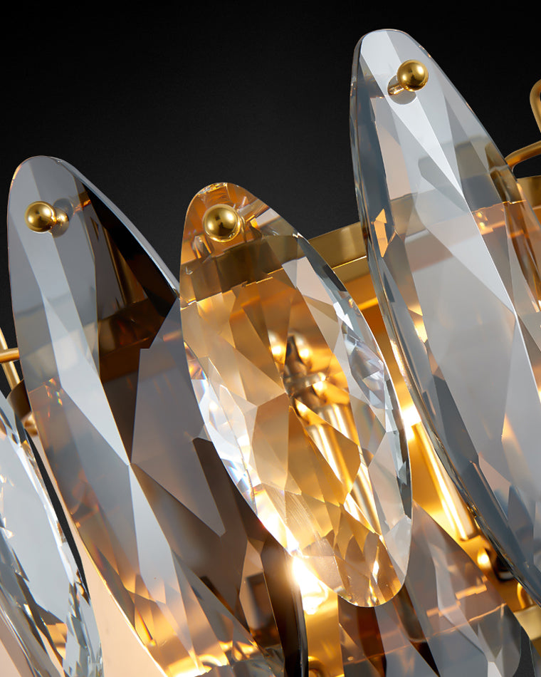 Diff Smoked Crystal Linear Chandelier-DF2188