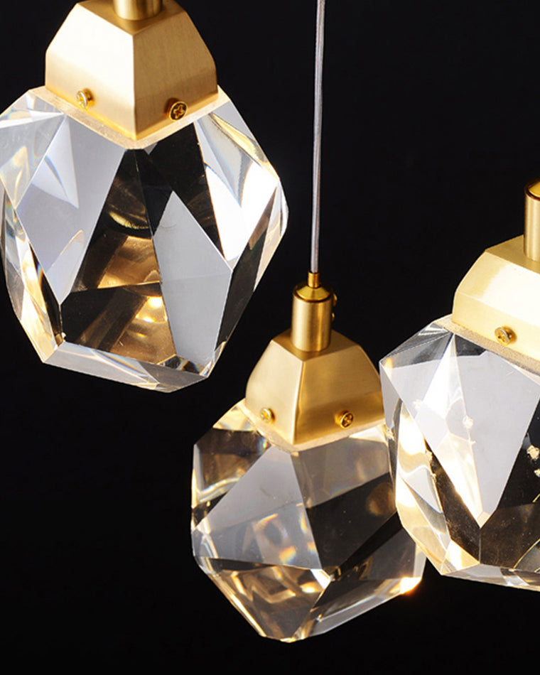 Diff Rock Crystal Rain Chandelier-DF2189