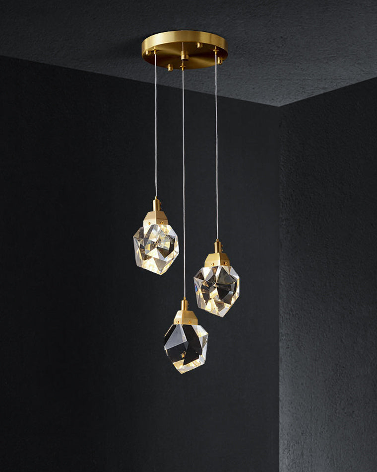 Diff Rock Crystal Rain Chandelier-DF2189