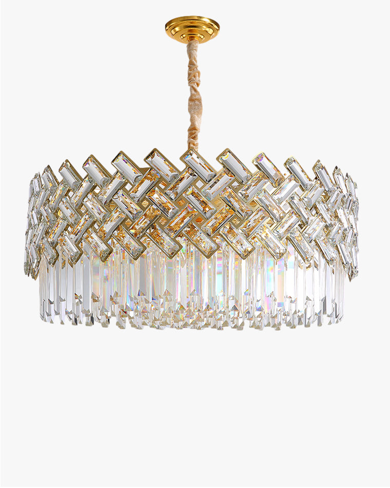 Diff Grand Imperial Shield Crystal Chandelier-DF2190