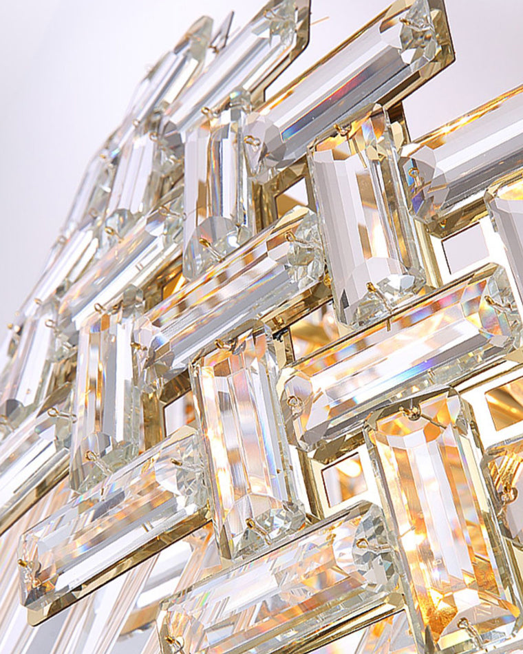 Diff Grand Imperial Shield Crystal Chandelier-DF2190