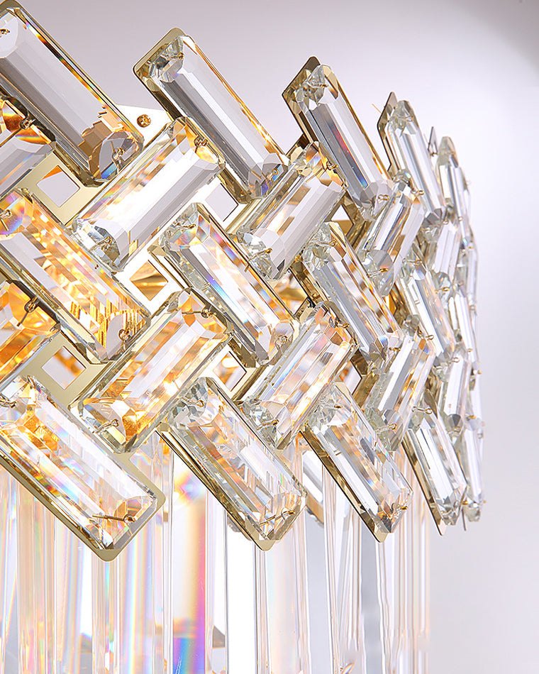 Diff Grand Imperial Shield Crystal Chandelier-DF2190