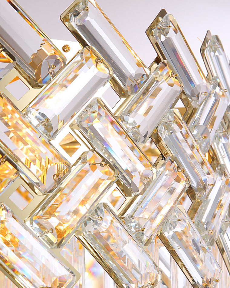 Diff Grand Imperial Shield Crystal Chandelier-DF2190