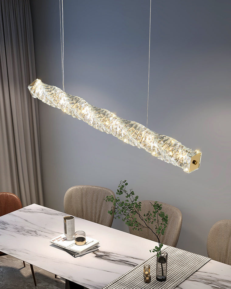 Diff Twist Linear Crystal Chandelier-DF2193