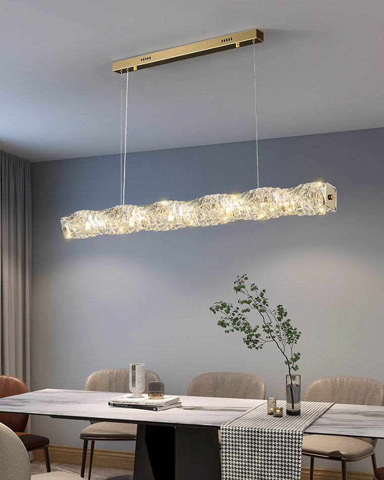 Diff Twist Linear Crystal Chandelier-DF2193