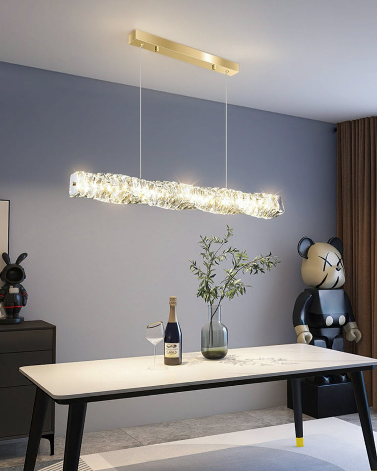 Diff Twist Linear Crystal Chandelier-DF2193