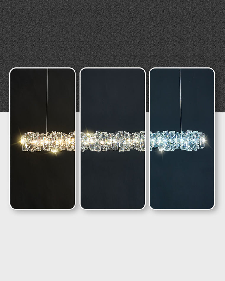Diff Twist Linear Crystal Chandelier-DF2193