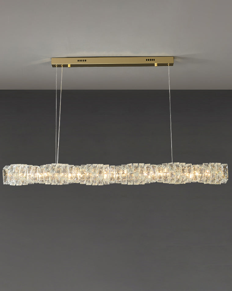 Diff Twist Linear Crystal Chandelier-DF2193