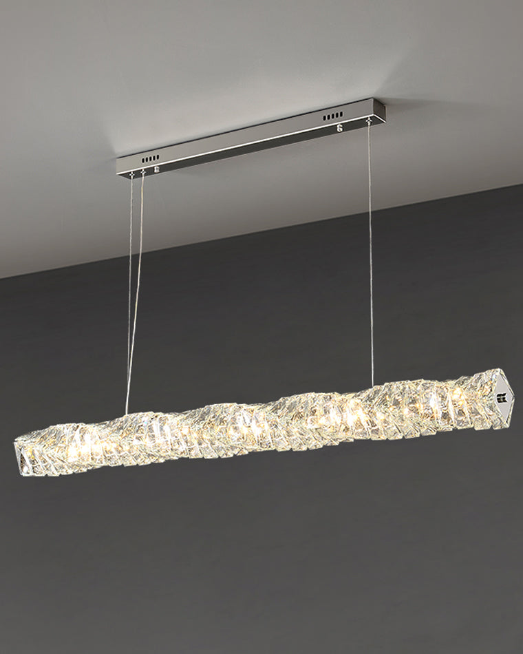 Diff Twist Linear Crystal Chandelier-DF2193